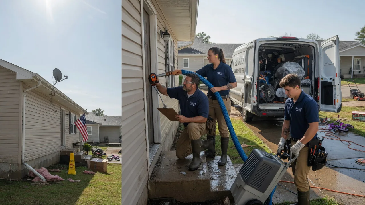 Ceiling Water Damage Restoration in Wessington Springs, SD near me